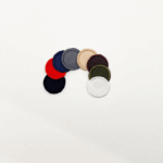 Аппликация клеевая арт.008 круг (d=2см) (коричневый)
